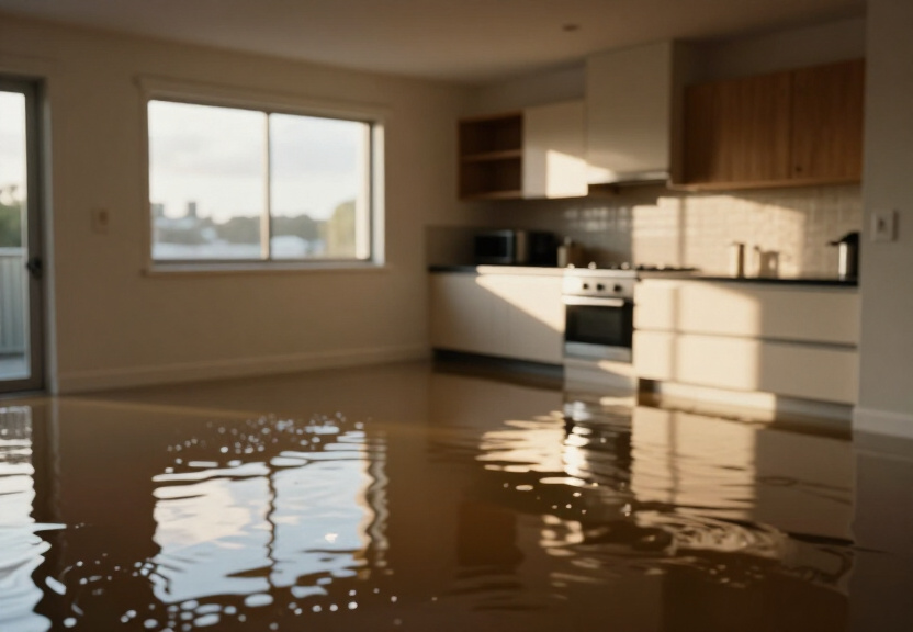 Sewage backup in Wolli Creek home before treatment